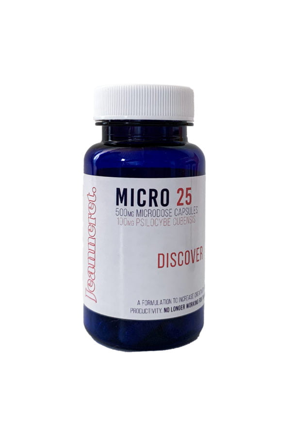 Jeanneret Botanical Micro 25 Découvrez les capsules de microdoses de champignons