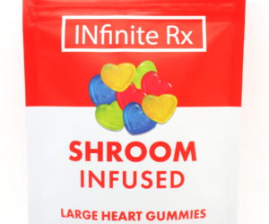 INfinite Rx Shroom Infused Large Heart Gummies Edibles (4000mg)