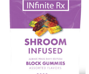 INfinite Rx Shroom Infused Albino Penis Envy Edition Block Gummies Edibles (2000mg)