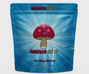 GIGGLE BITS Magic Mushroom Infused Gummies Edibles (20pcs X 150mg)