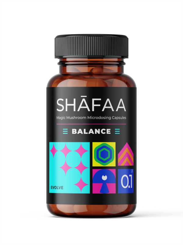 Shafaa Evolve Magic Mushroom Microdosing Balance Blend Capsules