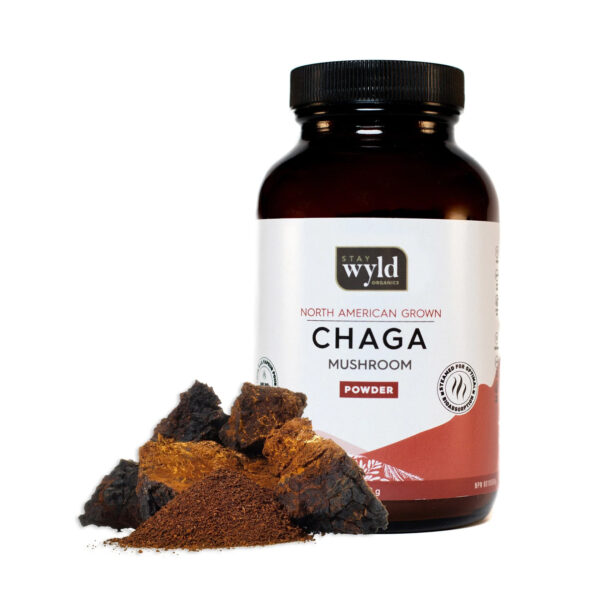 Stay Wyld Organics Chaga Mushroom Capsules