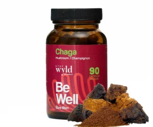 Stay Wyld Organics – Chaga Mushroom Capsules (Bottle of 90)