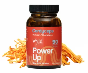 Stay Wyld Organics – Cordyceps Mushroom Capsules (Bottle of 90)