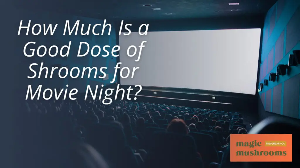 How Much Is a Good Dose of Shrooms for Movie Night